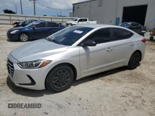 2017 Hyundai Elantra SE with VIN 5NPD74LF2HH125827, listed as a Copart auction lot 61053165 with 112,594 mi miles and Salvage title. Bid and sale history available at DreamBid. Image 1.