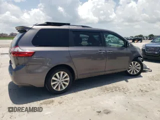 2015 Toyota Sienna Limited with VIN 5TDDK3DC2FS123483, listed as a Copart auction lot 61663545 with 88,390 mi miles and Salvage title. Bid and sale history available at DreamBid. Image 3.