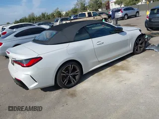 2024 BMW 4 Series M440i xDrive с VIN WBA63AT04RCP14967, выставлен на аукционе IAAI как лот 42031020 с пробегом Не указан миль и . История ставок и продаж доступна на DreamBid. Изображение 4.