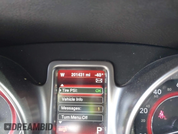2014 Dodge Journey Crossroad with VIN 3C4PDDGGXET263930, listed as a IAAI auction lot 41826889 with 201,431 mi miles and . Bid and sale history available at DreamBid. Image 15.