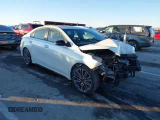 2023 Kia Forte GT with VIN 3KPF44AC3PE539891, listed as a IAAI auction lot 41328379 with 40,238 mi miles and . Bid and sale history available at carsss.com. Image 1.