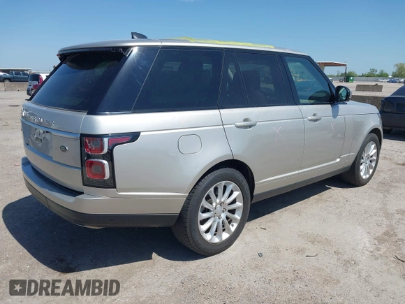 2019 Land Rover Range Rover with VIN SALGS2RE9KA520688, listed as a IAAI auction lot 41941073 with 59,782 mi miles and . Bid and sale history available at DreamBid. Image 4.