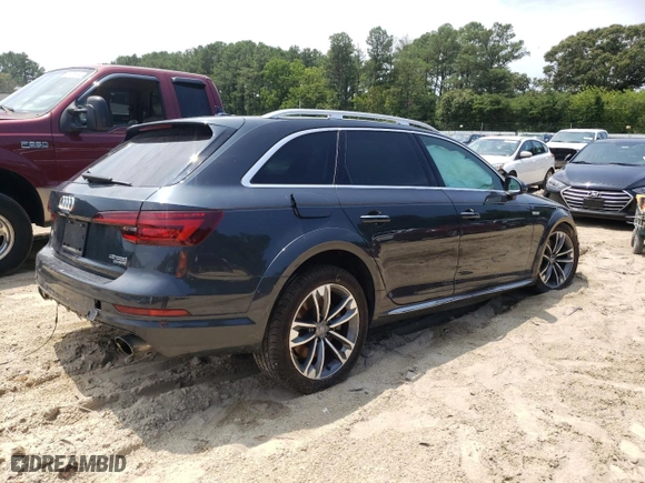 2018 Audi A4 allroad Premium Plus with VIN WA18NAF48JA059923, listed as a Copart auction lot 63495584 with 0 mi miles and Salvage Title. Bid and sale history available at carsss.com. Image 3.