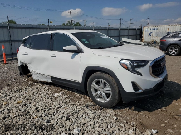 2020 GMC Terrain SLE with VIN 3GKALMEV1LL157586, listed as a Copart auction lot 56943315 with 38,118 mi miles and Salvage title. Bid and sale history available at DreamBid. Image 4.