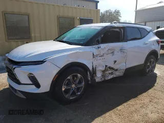 2024 Chevrolet Blazer LT z VIN 3GNKBDRS1RS160240, wystawiony jako Copart lot #51047445 z przebiegiem 40 666 mil mil oraz Czysty tytuł • Clean title. Historia ofert i sprzedaży dostępna na DreamBid. Obrazek 1.