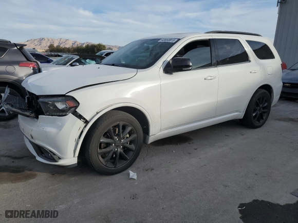 2017 Dodge Durango R/T with VIN 1C4SDHCT2HC953739, listed as a Copart auction lot 43853815 with 89,713 mi miles and Salvage Title. Bid and sale history available at carsss.com. Image 1.