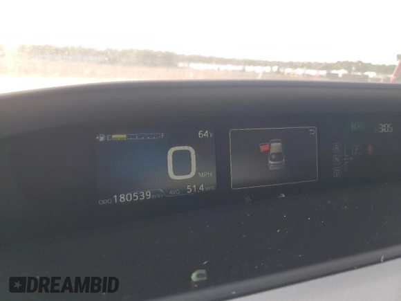 2016 Toyota Prius Four with VIN JTDKARFU6G3506994, listed as a Copart auction lot 54508985 with 180,539 mi miles and Clean Title. Bid and sale history available at carsss.com. Image 9.