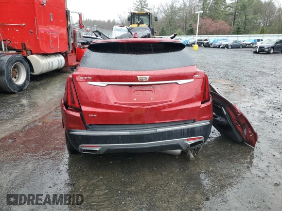 2023 Cadillac XT5 AWD Premium Luxury with VIN 1GYKNDRS1PZ132934, listed as a Copart auction lot 49285144 with Not Provided miles and Non Repairable. Bid and sale history available at DreamBid. Image 6.