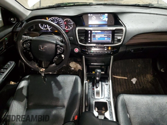 2017 Honda Accord Touring with VIN 1HGCR3F91HA802106, listed as a Copart auction lot 44224265 with 145,243 mi miles and Salvage title. Bid and sale history available at DreamBid. Image 8.