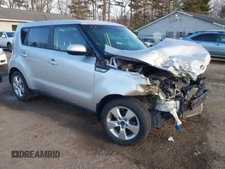 2017 Kia Soul with VIN KNDJN2A27H7436168, listed as a IAAI auction lot 41875119 with 56,795 mi miles. Bid and sale history available at carsss.com. Image 1.