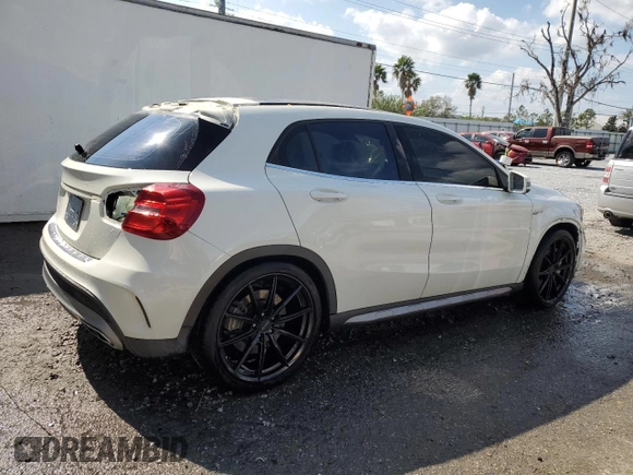 2015 Mercedes-Benz GLA 45 AMG z VIN WDDTG5CB9FJ088977, wystawiony jako Copart lot #44531935 z przebiegiem 132 033 mil mil oraz Szkoda całkowita • Salvage title. Historia ofert i sprzedaży dostępna na DreamBid. Obrazek 3.