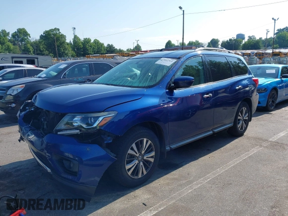 2018 Nissan Pathfinder S with VIN 5N1DR2MN7JC603788, listed as a IAAI auction lot 42462364 with 89,487 mi miles and . Bid and sale history available at DreamBid. Image 18.
