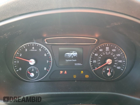 2020 Kia Sorento LX with VIN 5XYPG4A32LG660906, listed as a Copart auction lot 47446555 with 52,358 mi miles and Salvage Title. Bid and sale history available at carsss.com. Image 9.
