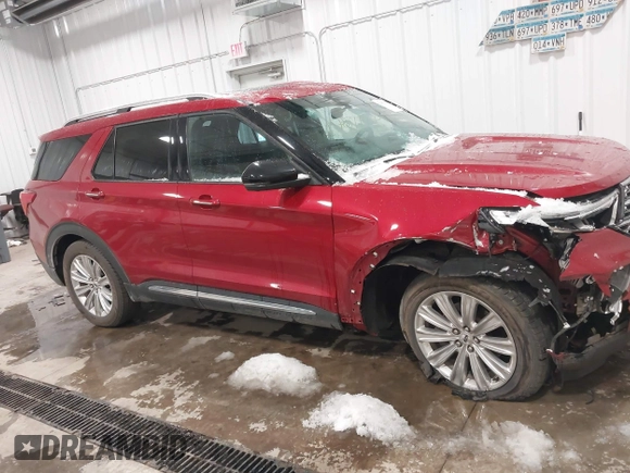 2020 Ford Explorer Limited with VIN 1FMSK8FH0LGA16236, listed as a IAAI auction lot 41915471 with 58,846 mi miles. Bid and sale history available at carsss.com. Image 13.
