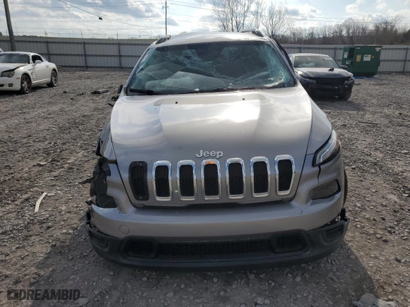 2015 Jeep Cherokee Sport with VIN 1C4PJLAB5FW762226, listed as a Copart auction lot 43480795 with 120,250 mi miles and Salvage Title. Bid and sale history available at carsss.com. Image 5.