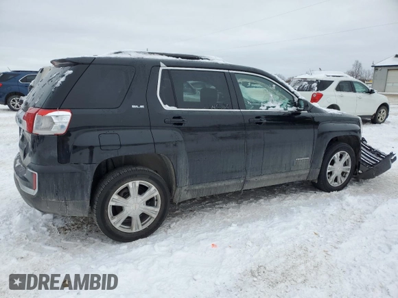 2017 GMC Terrain SLE with VIN 2GKALNEK7H6338876, listed as a Copart auction lot 45850835 with 98,304 mi miles and Salvage Title. Bid and sale history available at carsss.com. Image 3.