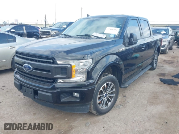 2020 Ford F-150 XL with VIN 1FTEW1C43LFA14016, listed as a IAAI auction lot 41498352 with 94,409 mi miles. Bid and sale history available at carsss.com. Image 2.