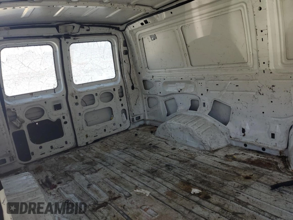 2007 Ford Econoline Cargo Commercial with VIN 1FTNE14W37DB04402, listed as a Copart auction lot 88313085 with Not Provided miles and Salvage Title. Bid and sale history available at DreamBid. Image 11.