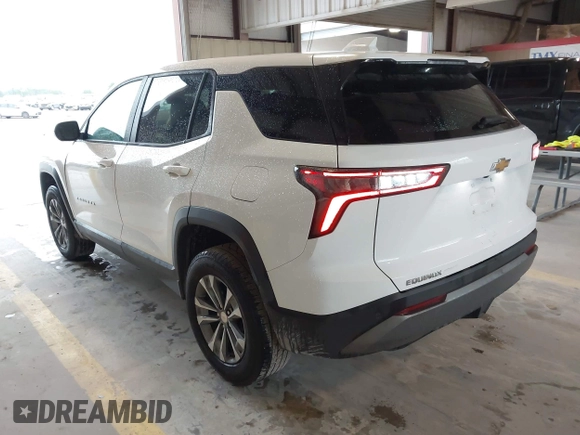 2025 Chevrolet Equinox FWD LT with VIN 3GNAXHEGXSL252341, listed as a IAAI auction lot 42093404 with 7,345 mi miles and . Bid and sale history available at DreamBid. Image 3.