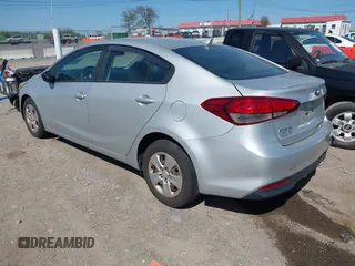 2017 Kia Forte LX with VIN 3KPFK4A73HE101950, listed as a IAAI auction lot 42023151 with 233,718 mi miles. Bid and sale history available at carsss.com. Image 3.