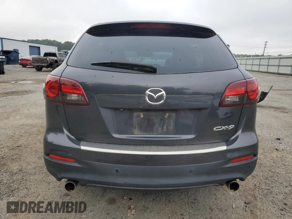 2014 Mazda CX-9 Touring with VIN JM3TB2CA4E0443645, listed as a Copart auction lot 53856685 with 163,271 mi miles and Salvage Title. Bid and sale history available at carsss.com. Image 6.