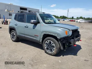 2015 Jeep Renegade Trailhawk с VIN ZACCJBCT0FPB56914, выставлен на аукционе Copart как лот 61804115 с пробегом 66 974 миль миль и Списание • Salvage title. История ставок и продаж доступна на DreamBid. Изображение 4.