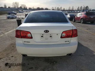 2007 Kia Optima EX with VIN KNAGE124475134560, listed as a Copart auction lot 85564384 with 106,233 mi miles and Salvage Title. Bid and sale history available at carsss.com. Image 6.
