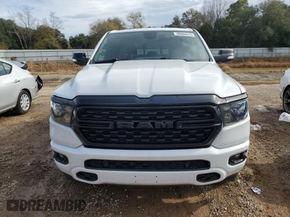 2022 Ram 1500 Big Horn with VIN 1C6RREMTXNN382389, listed as a Copart auction lot 89004415 with 28,697 mi miles and Salvage Title. Bid and sale history available at carsss.com. Image 5.