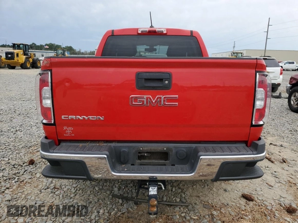 2017 GMC Canyon 2WD with VIN 1GTG5BEN1H1266018, listed as a Copart auction lot 75534634 with 66,908 mi miles and Salvage Title. Bid and sale history available at carsss.com. Image 6.