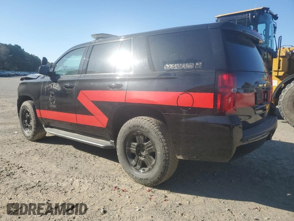 2018 Chevrolet Tahoe Commercial with VIN 1GNSKFEC3JR276928, listed as a Copart auction lot 48980425 with 50,206 mi miles and Salvage title. Bid and sale history available at DreamBid. Image 2.