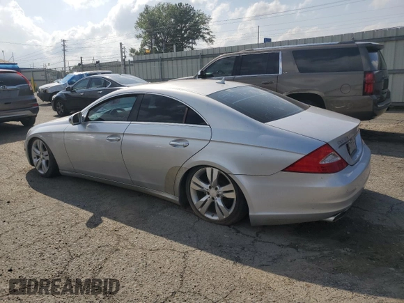 2009 Mercedes-Benz CLS 550 with VIN WDDDJ72X59A151589, listed as a Copart auction lot 55443365 with 184,996 mi miles and Salvage title. Bid and sale history available at DreamBid. Image 2.