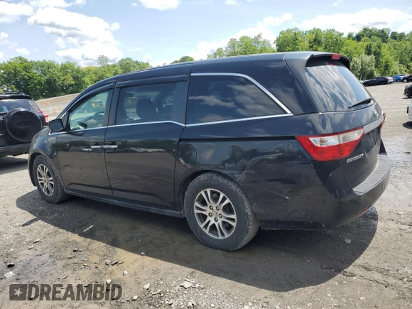 2012 Honda Odyssey EX z VIN 5FNRL5H48CB098302, wystawiony jako Copart lot #59376195 z przebiegiem 266 634 mil mil oraz Czysty tytuł • Clean title. Historia ofert i sprzedaży dostępna na DreamBid. Obrazek 2.