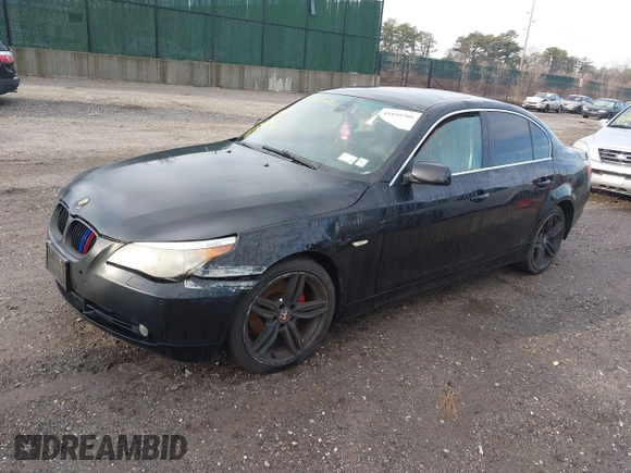 2007 BMW 5 Series 525i with VIN WBANE535X7CW59611, listed as a IAAI auction lot 41850206 with 209,571 mi miles and . Bid and sale history available at carsss.com. Image 17.