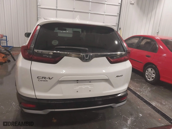 2021 Honda CR-V EX-L with VIN 2HKRW2H87MH602415, listed as a IAAI auction lot 41351060 with 17,400 mi miles. Bid and sale history available at carsss.com. Image 16.