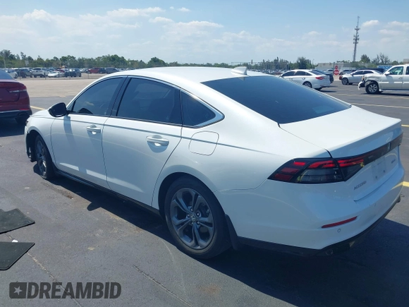 2024 Honda Accord EX-L with VIN 1HGCY2F68RA052031, listed as a IAAI auction lot 42279362 with 15,322 mi miles and . Bid and sale history available at DreamBid. Image 3.