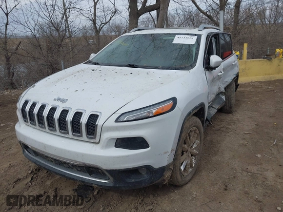 2015 Jeep Cherokee Limited with VIN 1C4PJMDB7FW584076, listed as a IAAI auction lot 41712661 with 183,000 mi miles and . Bid and sale history available at DreamBid. Image 17.