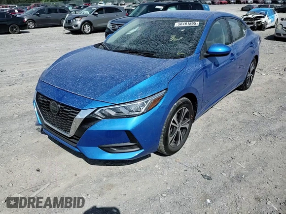 2023 Nissan Sentra SV z VIN 3N1AB8CV7PY319595, wystawiony jako Copart lot #56161865 z przebiegiem 19 755 mil mil oraz Szkoda całkowita • Salvage title. Historia ofert i sprzedaży dostępna na DreamBid. Obrazek 13.