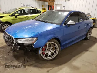 2018 Audi RS 3 z VIN WUABWGFF0J1902447, wystawiony jako Copart lot #68323604 z przebiegiem 95 354 mil mil oraz Szkoda całkowita • Salvage title. Historia ofert i sprzedaży dostępna na DreamBid. Obrazek 1.