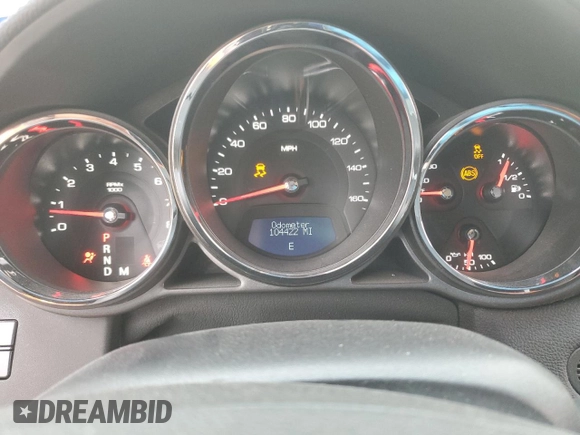 2012 Cadillac CTS Premium with VIN 1G6DP5E31C0120507, listed as a Copart auction lot 47694635 with 104,422 mi miles and Salvage title. Bid and sale history available at DreamBid. Image 9.
