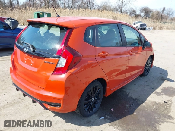 2018 Honda Fit Sport with VIN 3HGGK5H68JM717180, listed as a IAAI auction lot 41751424 with 35,011 mi miles. Bid and sale history available at carsss.com. Image 4.