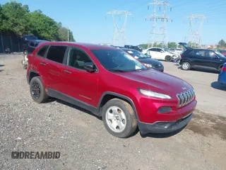 2015 Jeep Cherokee Sport z VIN 1C4PJMAB4FW558510, wystawiony jako IAAI lot #42596631 z przebiegiem 116 296 mil mil oraz . Historia ofert i sprzedaży dostępna na DreamBid. Obrazek 1.