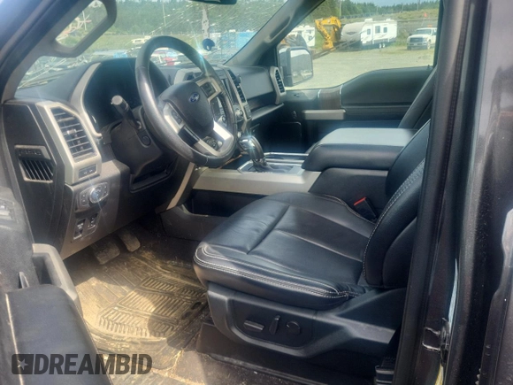 2020 Ford F-150 XL with VIN 1FTEW1E58LKF49324, listed as a Copart auction lot 58653615 with 118,520 mi miles and Salvage title. Bid and sale history available at DreamBid. Image 7.