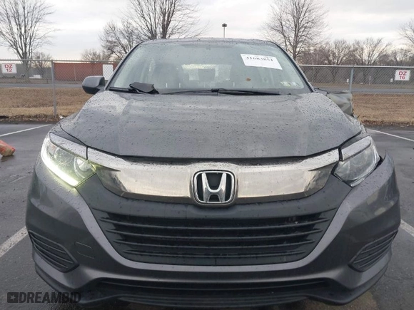 2021 Honda HR-V LX with VIN 3CZRU5H35MM708779, listed as a IAAI auction lot 41683851 with 37,563 mi miles. Bid and sale history available at carsss.com. Image 12.