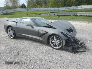 2016 Chevrolet Corvette Z51 2LT with VIN 1G1YK2D76G5115286, listed as a Copart auction lot 72022354 with 38,987 mi miles and Salvage Title. Bid and sale history available at carsss.com. Image 4.