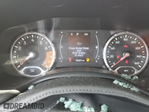 2021 Jeep Renegade Jeepster with VIN ZACNJDAB6MPM46550, listed as a Copart auction lot 58136275 with 36,327 mi miles and Salvage title. Bid and sale history available at DreamBid. Image 9.