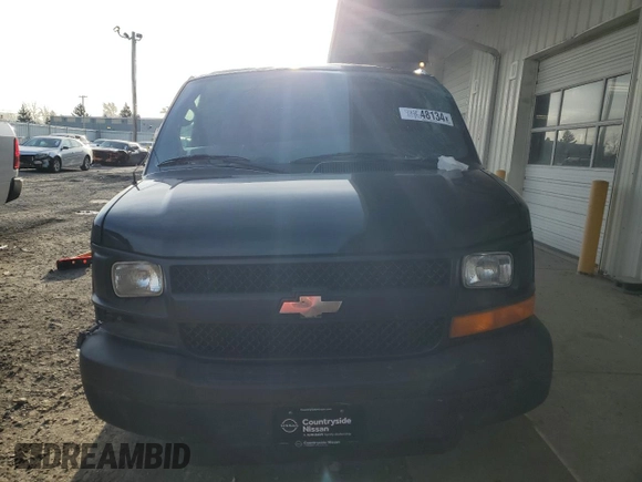 2008 Chevrolet Express Cargo with VIN 1GCFG15X781173411, listed as a Copart auction lot 84648134 with 56,662 mi miles and Salvage title. Bid and sale history available at DreamBid. Image 5.