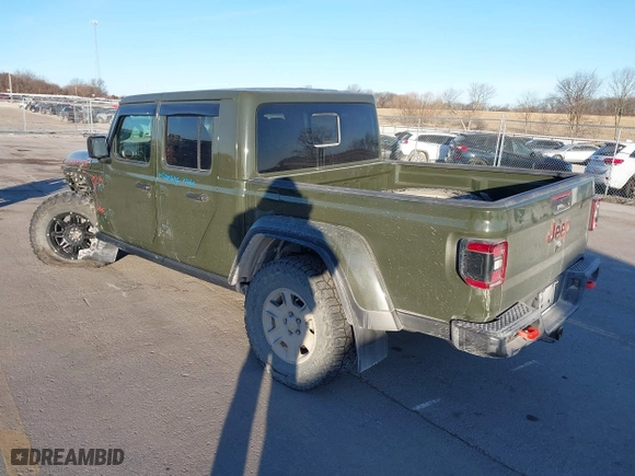 2022 Jeep Gladiator Mojave with VIN 1C6JJTEG7NL172628, listed as a IAAI auction lot 41429135 with 44,209 mi miles. Bid and sale history available at carsss.com. Image 3.