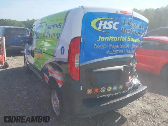 2021 Ram ProMaster City Cargo Tradesman with VIN ZFBHRFAB7M6T70945, listed as a IAAI auction lot 42072721 with 92,793 mi miles and . Bid and sale history available at DreamBid. Image 3.