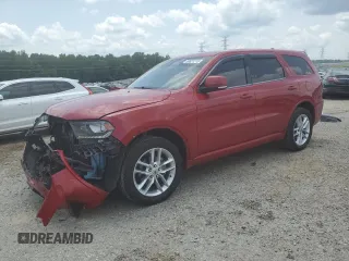 2019 Dodge Durango GT with VIN 1C4RDJDG9KC755836, listed as a Copart auction lot 59621215 with 130,319 mi miles and Salvage title. Bid and sale history available at DreamBid. Image 1.