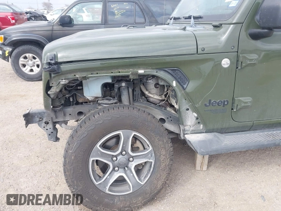 2021 Jeep Wrangler Unlimited Willys с VIN 1C4HJXDN3MW701553, выставлен на аукционе IAAI как лот 41707600 с пробегом 70 523 миль миль и . История ставок и продаж доступна на DreamBid. Изображение 6.